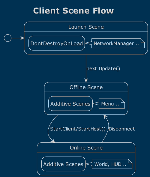 Client Scene Flow